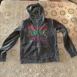 Peace Love Smile Hoodie Pre Owned 10/12